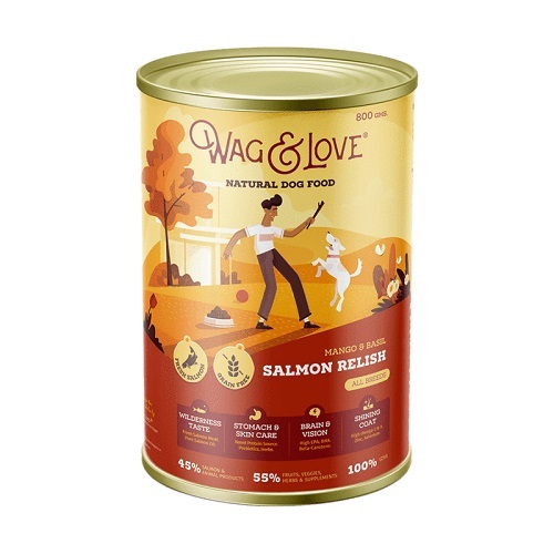 Mango & Basil Salmon Relish - 800 g. All Breeds