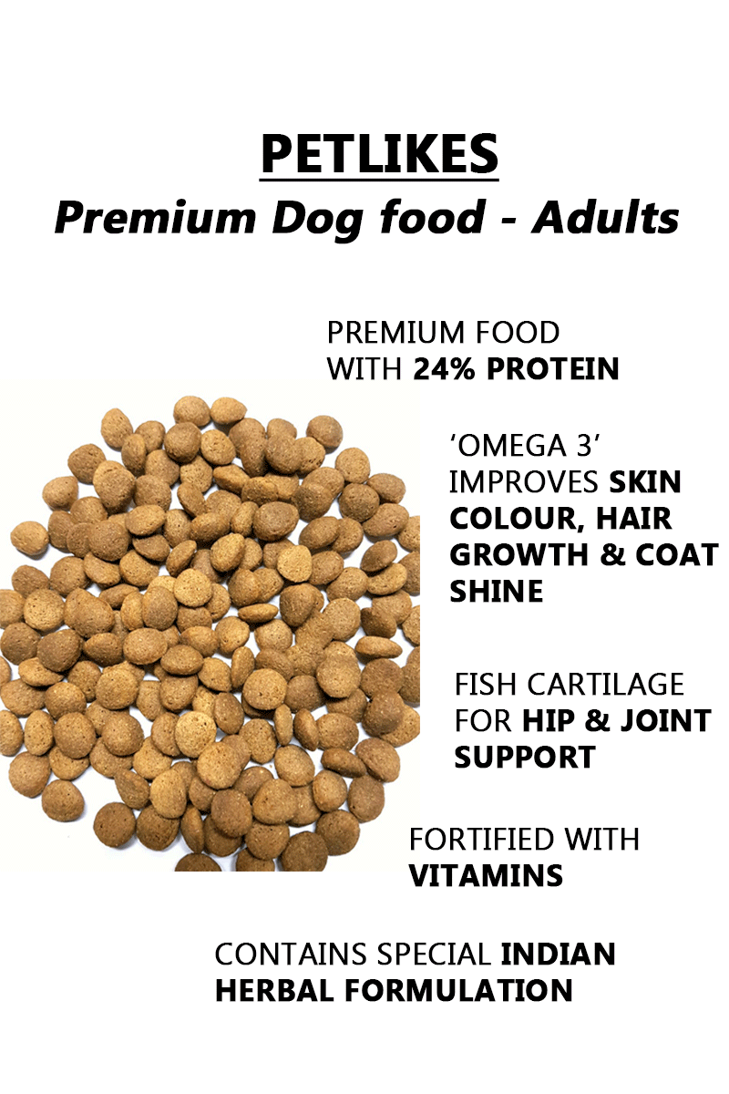 Pet Likes – 10 Kg. Pellet Food For Adult Dogs