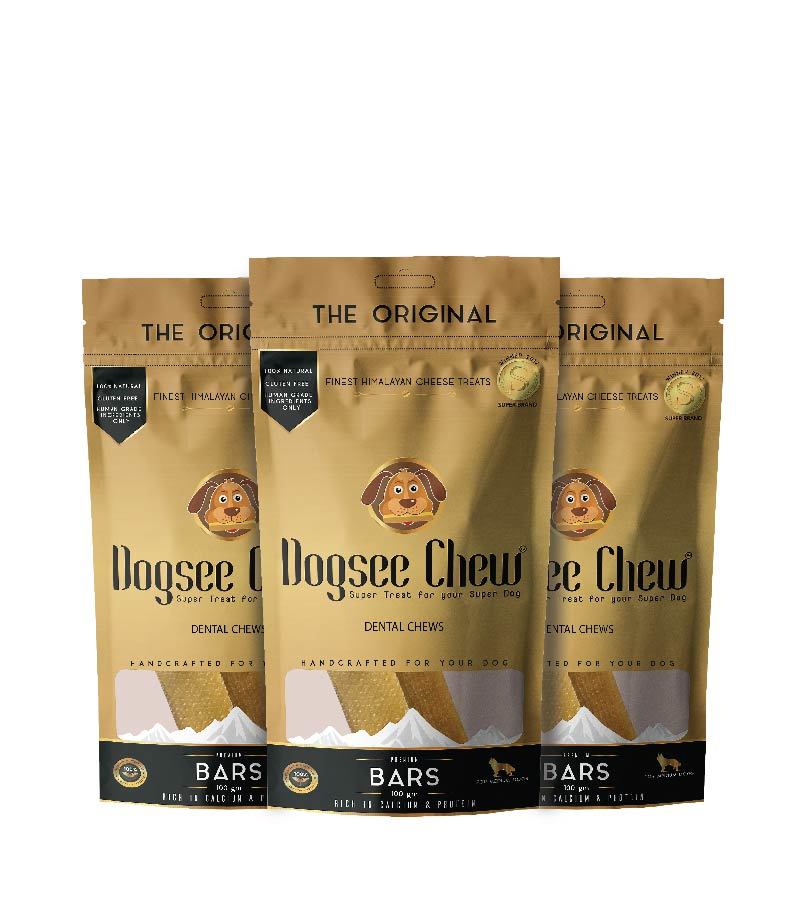 Medium Bars: Long-Lasting Dental Chews For Medium Dogs - Pack Of 3