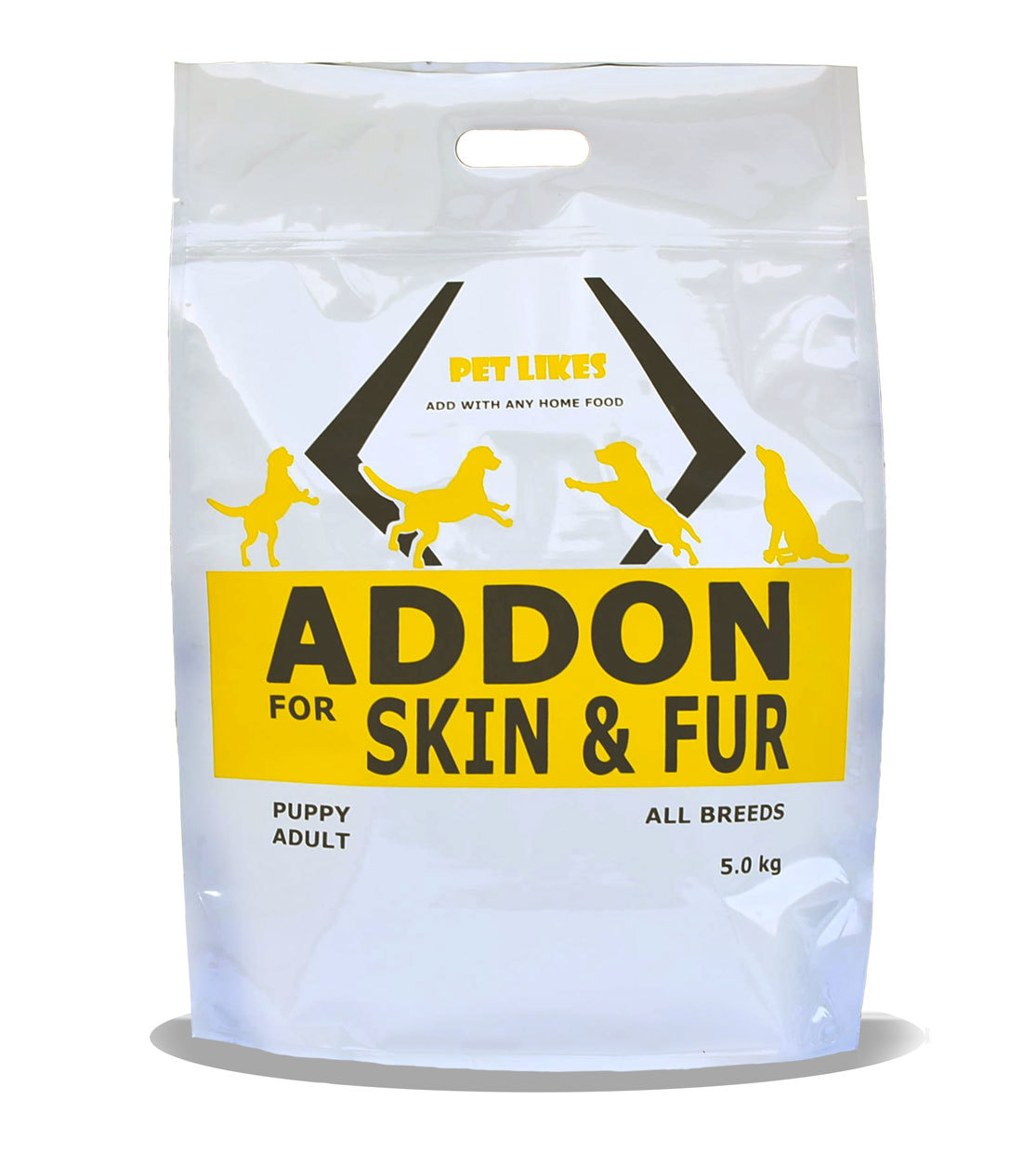 Pet Likes ADD ON Skin & Fur – 5 Kg. Dog Coat Shine In 4 Weeks